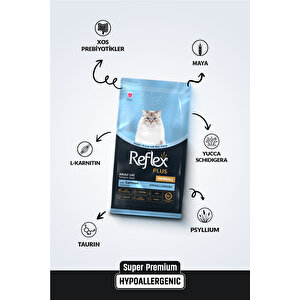 Plus Hairball Somonlu Yetişkin Kedi Maması, 1.5 Kg