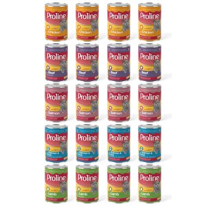 Karışık Kedi Konservesi 5 Çeşit 400 Gr X 20 Adet