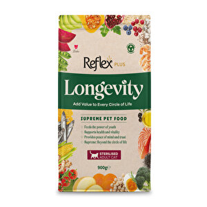Plus Longevity Kısırlaştırılmış Yetişkin Kedi Maması 900g