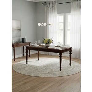 Ariston Antik Ahşap Açılır Mutfak Masası 140cm Ceviz