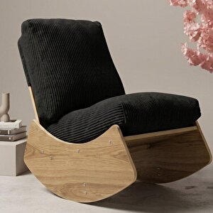 Comfort Sallanır Koltuk Tv Koltuğu Sallanan Berjer Sandalye Siyah