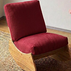 Comfort Sallanır Koltuk Tv Koltuğu Sallanan Berjer Sandalye Kırmızı