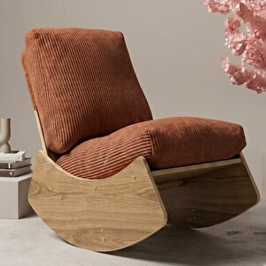Comfort Sallanır Koltuk Tv Koltuğu Sallanan Berjer Sandalye Kiremit