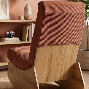 Comfort Sallanır Koltuk Tv Koltuğu Sallanan Berjer Sandalye Kiremit