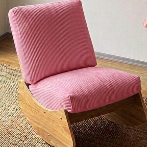 Comfort Sallanır Koltuk Tv Koltuğu Sallanan Berjer Sandalye Pembe