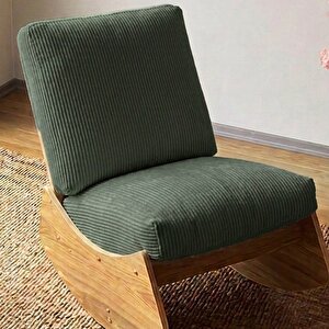 Comfort Sallanır Koltuk Tv Koltuğu Sallanan Berjer Sandalye Yeşil