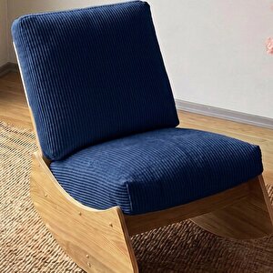 Comfort Sallanır Koltuk Tv Koltuğu Sallanan Berjer Sandalye Lacivert