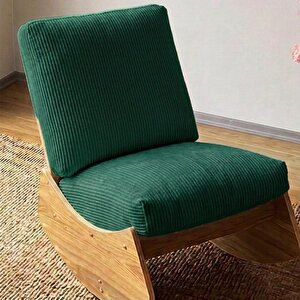Comfort Sallanır Koltuk Tv Koltuğu Sallanan Berjer Sandalye Zümrüt