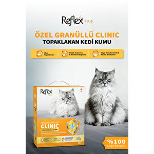 Plus Özel Granüllü Klinik Topaklanan Kedi Kumu 10l X 2 Adet