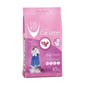 Pudra Kokulu Ince Taneli Kedi Kumu 10 Kg