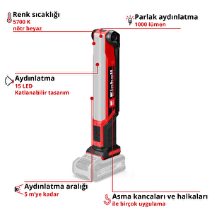 Akülü Aydınlatma Te-cl 18/1000 S Li-solo 4514180