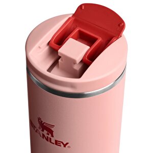 The Transit Fliptop Mug Peach Rose 0.35 Litre