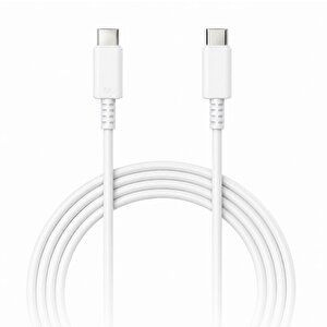Schitec 45w Hızlı Şarj Adaptörü Ve 1 Metre Type-c Type-c Hızlı Şarj Kablo Set Beyaz