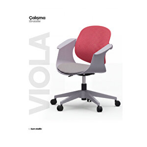 Viola Çalışma Sandalyesi - Pembe Pembe