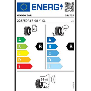 225/50r17 98y Xl Eagle F1 Asymmetric 3 * Rof Fp Oto Yaz Lastiği (üretim: 2026)