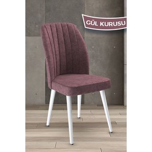 Platinum Serisi 1.sınıf Yemek Ve Mutfak Sandalyesi 6 Adet Ayaklar Beyaz