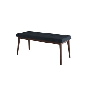 Arwen Serisi Bench, Gürgen Tam Isleket, 1.sınıf Babyface Kumaş , Antrasit Bench , Ceviz Ayak