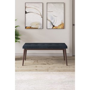 Arwen Serisi Bench, Gürgen Tam Isleket, 1.sınıf Babyface Kumaş , Antrasit Bench , Ceviz Ayak