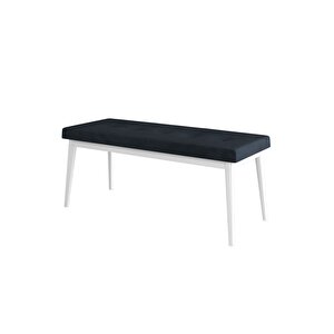 Arwen Serisi Bench, Gürgen Tam Isleket, 1.sınıf Babyface Kumaş , Antrasit Bench , Beyaz Ayak