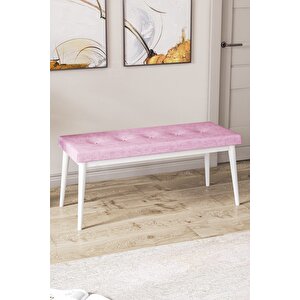 Pera Serisi Bench,gürgen Tam Isleket 1.sınıf Kumaş / Pembe-beyaz