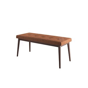 Pera Serisi Bench,gürgen Tam Isleket 1.sınıf Kumaş / Kiremit-ceviz