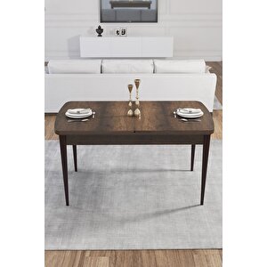 Mun Serisi 80x132 Açılabilir Mdf Barok Ahşap Desen Mutfak Masası
