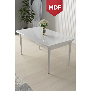 Nil Serisi 70x110 Mdf Sabit Beyaz Mutfak Masası