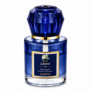 Auhma Af-13 120ml Şarjlı Ultrasonik Araç Koku Difüzörü Mavi Ambiyans Işıklı Blue Tea Esans Aroma Yayıcı