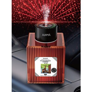 Auhma Af-09 Araç İçi Hava Nemlendirici Ve Koku Makinesi En Counter Esansı – 500ml Aromaterapi Difüzör + Rgb Işıklı