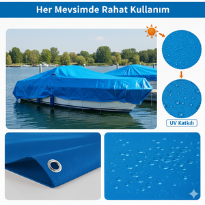 İstanbul Pe Branda  - 150 Gr/m2 - 15x16 Mt. 1500x1600 cm