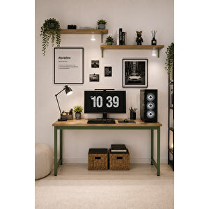 Çam Çalışma Masası, Yeşil Çalışma Masası, 140 Cm Çalışma Masası, Çocuk Çalışma Masası, Calisma Masasi, Ders Çalışma Masası, Ofis Masası, Bilgisayar Masası, Pc Masası, Yemek Masası, Metal Ayaklı