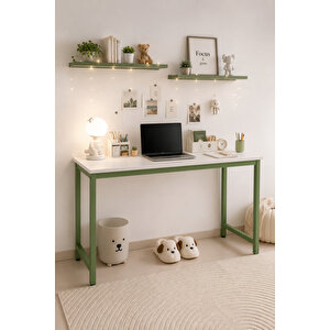 Beyaz Çalışma Masası, Yeşil Çalışma Masası, 160 Cm Çalışma Masası, Çocuk Çalışma Masası, Calisma Masasi, Ders Çalışma Masası, Ofis Masası, Bilgisayar Masası, Pc Masası, Yemek Masası, Metal Ayaklı