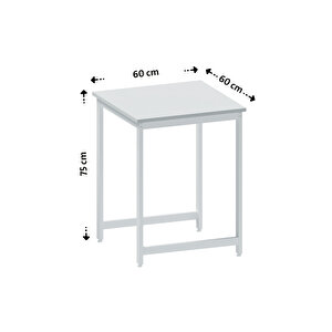 Balkon Bahçe Mutfak 3' Lü Bistro Set Masa Sandalye Takımı