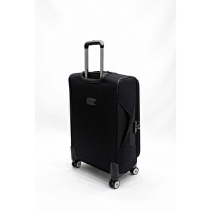 U.s. Polo Assn.orta Boy Kumaş Valiz Siyah 26045