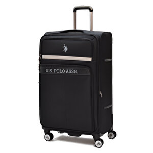 3'lü Valiz Seti 4 Teker U.s. Polo Assn. Kumaş Valiz Siyah 26050