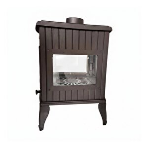 Dorello 4 Camlı Pik Döküm Odun Kömür Sobası - Drl-015