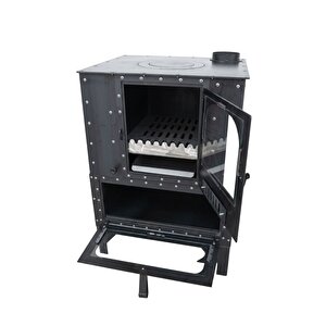 Dorello Karadeniz Sobası Kuzine Soba Alttan Fırınlı