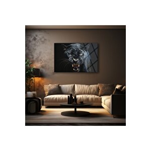Panter Kırılmaz Temperli Cam Üzeri Solmaz Baskı | Doğa Ve Manzara Temalı Dekoratif Cam Tablo, Salon, Yatak Odası Ve Ofis Dekoru, 45x30 cm