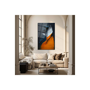 Soyut Doğa Manzarası Temalı Cam Tablo | Doğa Ve Manzara Temalı Dekoratif Duvar Tablosu, Salon, Yatak Odası Ve Ofis Dekoru, 30x45 cm