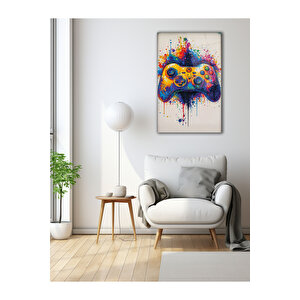 Oyun Kolu Temalı Lüx Cam Tablo | Lüks Modern Dekorasyon Temalı Dekoratif Duvar Tablosu, Salon, Ev Ve Ofis Dekoru, 30x45 cm
