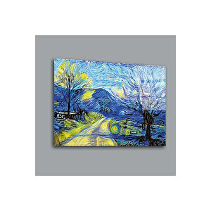 Doğa Başyapıtlar Cam Tablo #pct0160 | Doğa Ve Manzara Temalı Dekoratif Duvar Tablosu, Salon, Yatak Odası Ve Ofis Dekoru, 35x50 cm