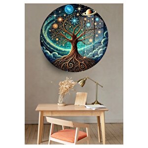 Cam Tablo Doğal Dinginlik | Doğa Ve Manzara Temalı Dekoratif Duvar Tablosu, Salon, Yatak Odası Ve Ofis Dekoru, 50x50 Cm 50x50 cm