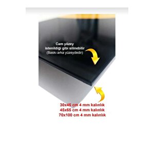 Kuzgun Kırılmaz Temperli Cam Üzeri Solmaz Baskı | Doğa Ve Manzara Temalı Dekoratif Cam Tablo, Salon, Yatak Odası Ve Ofis Dekoru, 120x80 cm