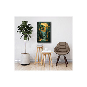 Fantastik Doğa Temalı Lüks Cam Tablo | Doğa Ve Manzara Temalı Dekoratif Duvar Tablosu, Salon, Yatak Odası Ve Ofis Dekoru, 30x45 cm