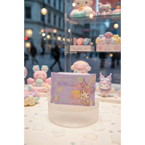 Sanrio Lisanslı Kuromi Hassas Ciltlere Uygun Yumuşak Dokulu Islak Mendil 20 Adet