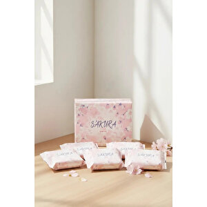Lisanslı Sakura Serisi Kağıt Mendil – Sakura Kokulu Yumuşak Ve Dayanıklı Cep Mendili 18'li Paket