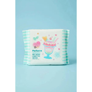 Sanrio Lisanslı Pochacco İnci Dokulu Kuru Mendil – %100 Viskon Yumuşak Ve Emici Mendil (25 Adet)