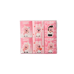 Zanmang Loopy Lisanslı Kokulu Kağıt Mendil 7 Yp. (12 Paket)