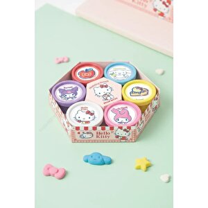 Sanrio Lisanslı Tatlı Serisi Oyun Hamuru Seti – 6 Çeşit Yaratıcı Oyun Hamuru