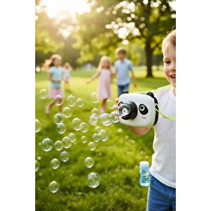 Lisanslı Panda Kamera Figürlü Baloncuk Oyuncak 9 Cm – Askılı Taşınabilir Eğlence